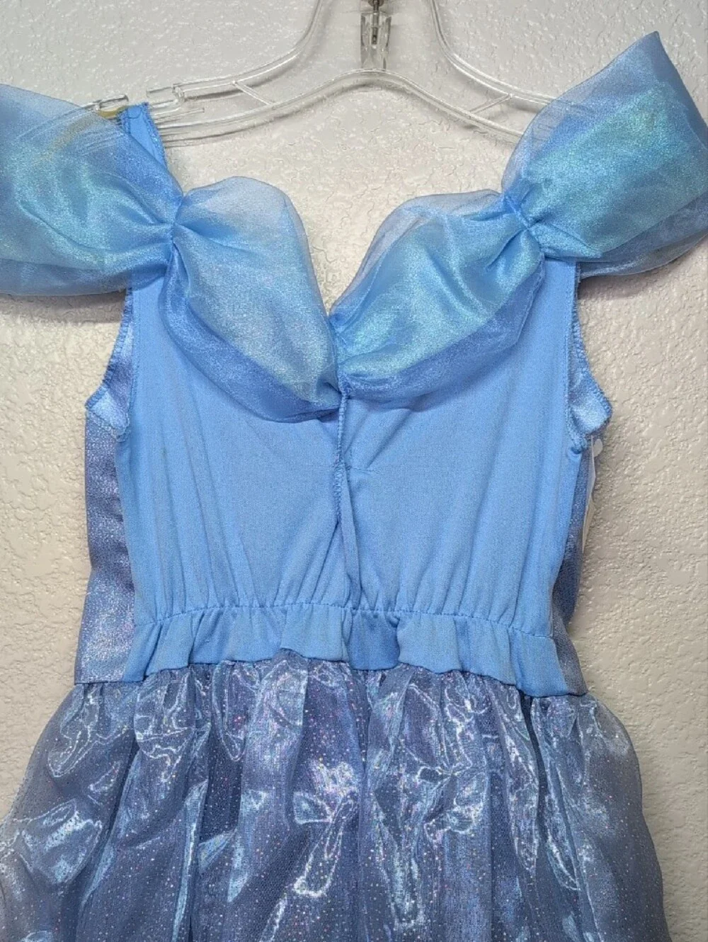 Disney Cinderella Live Light Blue Shimmer Princess Dress with Butterfly Accents
